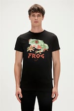 Frog Erkek T-Shirt - 23.01.07.011 Siyah