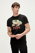 Frog Erkek T-Shirt - 23.01.07.011 Siyah