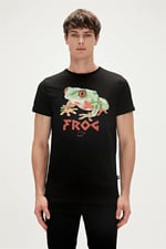 Frog Erkek T-Shirt - 23.01.07.011 Siyah