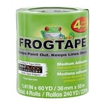 FrogTape Çok Yüzeyli Boyacı Bandı, PAINTBLOCK Teknoloji, 3.6 cm x 54.9 m, Yeşil, 4 Rulo (240660)
