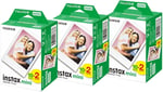 Fujifilm 16437396 Instax Mini Twin Pack Resim Formatı, Anında Gün Işığı Filmi, 3'lü Paket (60 Çekim)