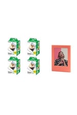 Fujifilm Instax Mini 8-9-10-11 Link Liplay Evo Uyumlu Mini Film 4'Lü (80 Poz) Ve Mıknatıslı Foto Çerçevesi