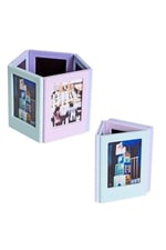 Fujifilm Instax Mini Film Uyumlu 2'Li Mıknatıslı Fotoğraf Çerçeve Seti, Koyu Mavi