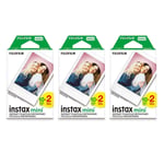 Fujifilm Instax Mini Instant Film (3 ikiz paket, toplam 60 resim) Instax kameralar için