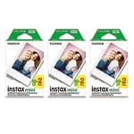 Fujifilm Instax Mini Instant Film (3 ikiz paket, toplam 60 resim) Instax kameralar için