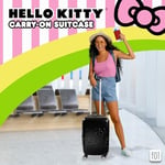 FUL Hello Kitty 21 İnç Tekerlekli Bagaj, Sert Kabuklu Tekerlekli Bavul