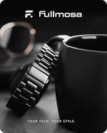 Fullmosa-Fullmosa Apple Watch Kayışlarıyla Uyumlu Serisi 8 7 45mm Ultra 49mm Serisi 6 SE/SE2 5 4 44mm Serisi 3 42mm Metal Paslanmaz Çelik Yedek iWatch Bantları Siyah ve Koruyucu Kılıf