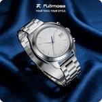 Fullmosa Paslanmaz çelik saat kayışı, 16 mm, 18 mm, 19 mm, 20 mm, 22 mm, 24 mm, metal saat kayışı, hızlı kilitli, kadın ve erkek için uygundur - Bedenler: 18mm, 20mm, 20 mm, 22 mm, 18 mm