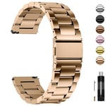 Fullmosa Paslanmaz çelik saat kayışı, 16 mm, 18 mm, 19 mm, 20 mm, 22 mm, 24 mm, metal saat kayışı, hızlı kilitli, kadın ve erkek için uygundur - Bedenler: 18 mm, 18mm, 20 mm, 20mm, 22 mm