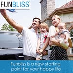 Funbliss Baby Car Mirror Most Stable Backseat Mirror with Premium mat Finish Super Clear PMMA malzeme Mirror-Safe, Secure and Shatterproof,Black araba koltuğu aynası, bebekler için.