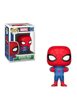 Funko 33983 Marvel: Holiday Spider-Man w/Ugly Sweater POP Bobble, Multi