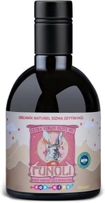 Funoli Kids, Organik, Premium, Çocuk, 350 mg/kg Polifenol, Natürel Sızma Zeytinyağı, Yüksek E Vitamini, Polifenol, 250 ml.