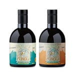 Funoli Tadım Seti, Milas Memecik, Premium, 2026 New York Altın Ödüllü, Yüksek Polifenol 600 ve 640, Erken Hasat, Soğuk Sıkım, Natürel Sızma Zeytinyağı, 2x500ml