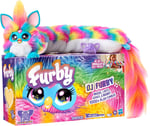 Furby DJ Furby Etkileşimli Oyuncak | Müzik, Işıklar, Hareket ve Oyunlar İçeren Süper Yumuşak Gökkuşağı Renkli Elektronik Pelüş | İngilizce ve Furbish Konuşur | 81 cm Uzunluk | 6 Yaş ve Üzeri
