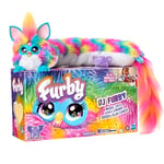Furby DJ Furby Etkileşimli Oyuncak | Müzik, Işıklar, Hareket ve Oyunlar İçeren Süper Yumuşak Gökkuşağı Renkli Elektronik Pelüş | İngilizce ve Furbish Konuşur | 81 cm Uzunluk | 6 Yaş ve Üzeri