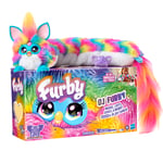 Furby DJ Furby Etkileşimli Oyuncak | Müzik, Işıklar, Hareket ve Oyunlar İçeren Süper Yumuşak Gökkuşağı Renkli Elektronik Pelüş | İngilizce ve Furbish Konuşur | 81 cm Uzunluk | 6 Yaş ve Üzeri