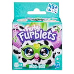 Furby Furblets Moo-Boo Mini Friend, Kızlar ve Erkekler için Elektronik Peluş Oyuncaklar, İnek, Siyah ve Beyaz, Mobilya Konuşuyor ve Müzik Çalar, Seri 5, Okula Dönüş Hediyeleri, 6 Yaş ve Üzeri