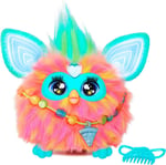 Furby Mercan Rengi Etkileşimli Pelüş Oyuncak | 15 Moda Aksesuarı Dahil | Sesle Etkinleşen Animatronik | 6 Yaş ve Üzeri Kız ve Erkek Çocuklar İçin | İngilizce versiyonu