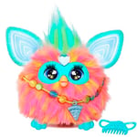 Furby Mercan Rengi Etkileşimli Pelüş Oyuncak | 15 Moda Aksesuarı Dahil | Sesle Etkinleşen Animatronik | 6 Yaş ve Üzeri Kız ve Erkek Çocuklar İçin | İngilizce versiyonu