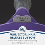 FURminator Kedi deShedding Aracı, Kediler İçin DeShedding Fırçası, Gevşek Saçları Kaldırır Büyük