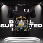 Fury El Salvador Futbol Forması El Salvador Forması Siyah Beyaz El Salvador Gömlek Tüm Salvadorans Erkek/Kadın/Unisex/Hombres, Siyah, S