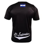 Fury El Salvador Futbol Forması El Salvador Forması Siyah Beyaz El Salvador Gömlek Tüm Salvadorans Erkek/Kadın/Unisex/Hombres, Siyah, S