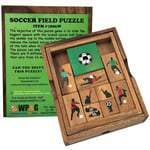 Futbol Sahası Sürgülü Blok Klotski Beyin Teaser Ahşap Bulmaca Hediye Fikir Futbol Oyunu Severler için - IQ Travel Play Game