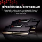 G.Skill (2x8GB) Ripjaws V Gaming Serisi 3200 MHz CL16 (16-18-18-38) Siyah Renkli Alüminyum Soğutuculu 1,35V Dual Bellek Kiti