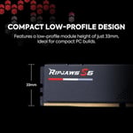 G.Skill F5-6000J3636F16GX2-RS5K Bellek Modülü 32 GB 2 x 16 GB DDR5 6000 MHz
