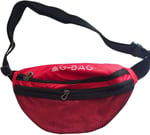 G-BAG Kırmızı Omuz/Bel Çantası Unisex 35x19 cm