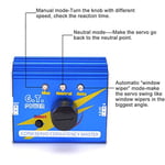 G.T. Power Servo Tetser Multi 3CH Dijital Servo Test Cihazı ECS Tutarlılık Hız Kontrolörü Kontrolörü RC Alüminyum Kabuk Servo Test Cihazı RC Helikopter Araba Tekne için