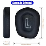 G733 Earpads Yedek Kulak Pedleri Yastıklar Bardaklar Muffs Aksesuarları Logitech G733 Oyun Kulaklığı Parçaları ile Uyumlu. (Siyah Pedler)
