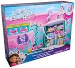 Gabby's Dollhouse: Film – Sinema için oyuncak bebek evi, 60 cm büyüklüğünde, Gabby figürü ve oyuncak bebek evi aksesuarı, 3 yaşından büyük çocuklar için, 1:12