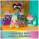 Gabby's Dollhouse, Kitty Care figür seti, 2 kedi figürü ve bebek arabası ile Gabby, 3 yaş ve üzeri