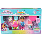 Gabby's Dollhouse, Kitty Care figür seti, 2 kedi figürü ve bebek arabası ile Gabby, 3 yaş ve üzeri