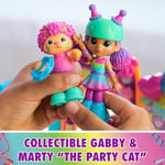 Gabby's Dollhouse, parti odası oyun seti, Gabby ve Marty figürlü kaykay parkı çatı katı odası, mobilya ve aksesuarlar, 3 yaş ve üzeri