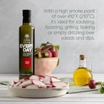 Gaia Oliva Soğuk Sıkım Natürel Sızma Zeytinyağı, Trilye Zeytini, Premium Everyday, 500 ml, Koyu Cam Şişe