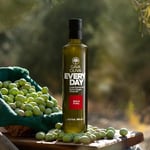 Gaia Oliva Soğuk Sıkım Natürel Sızma Zeytinyağı, Trilye Zeytini, Premium Everyday, 500 ml, Koyu Cam Şişe