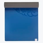 Gaiam dry-grip yoga matı – 5 mm kalınlığında kaymaz egzersiz ve fitness matı, standart veya sıcak yoga, pilates ve yer egzersizleri için – yastıklı destek, kaymaz kaplama – 173 x 61 cm