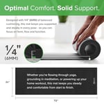 Gaiam Essentials Premium Yoga Mat with Yoga Mat Carrier Sling (72