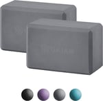 Gaiam Essentials Yoga Block (Set Of 2) – Supportive, Soft Non-Slip Foam Surface For Yoga, Pilates, Meditation