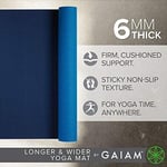 Gaiam Her Türlü Yoga, Pilates ve Zemin Egzersizleri için Baskı Yoga Minderi, Kaymaz Egzersiz ve Fitness Minderi