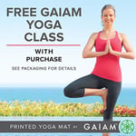 Gaiam Yoga Mat - Premium 6mm Print Reversible Extra Thick Non Slip Exercise & Fitness Mat for All Types of Yoga, Pilates & Floor Workouts (68