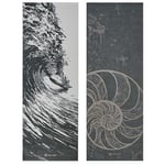 Gaiam Yoga Mat Premium Print Reversible Extra Thick Exercise & Fitness Mat for All Types of Yoga, Pilates & Floor Exercises