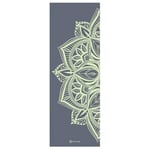 Gaiam Yoga Matı, Her Türlü Yoga, Pilates ve Yer Egzersizleri için, Yüksek Kaliteli, 5 mm, Baskılı, Kalın, Kaymaz, Egzersiz ve Fitness Matı (1,73 m x 61 cm x 5 mm)