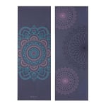 Gaiam Yoga Matı, Premium 6 mm Baskılı Ters Çevrilebilir, Kaymaz Egzersiz ve Fitness Matı, Tüm Yoga, Pilates ve Yer Egzersizleri için (172 cm x 61 cm x 6 mm Kalınlık)