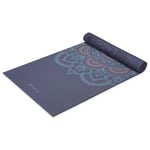 Gaiam Yoga Matı, Premium 6 mm Baskılı Ters Çevrilebilir, Kaymaz Egzersiz ve Fitness Matı, Tüm Yoga, Pilates ve Yer Egzersizleri için (172 cm x 61 cm x 6 mm Kalınlık)