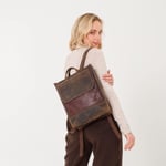 GALATA LEATHER | EL YAPIMI KADIN DERİ SIRT ÇANTASI - KOPENHAG