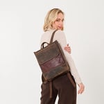 GALATA LEATHER | EL YAPIMI KADIN DERİ SIRT ÇANTASI - KOPENHAG