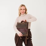 GALATA LEATHER | EL YAPIMI KADIN DERİ SIRT ÇANTASI - KOPENHAG